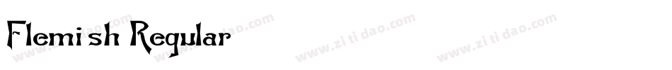 Flemish Regular字体转换